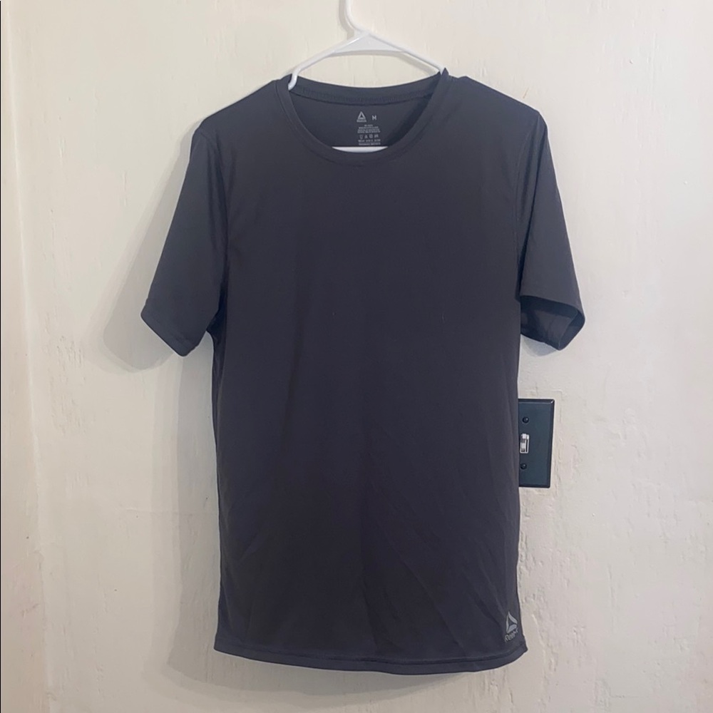 Reebok Gray Short Sleeve Tee Soft Cotton Blend